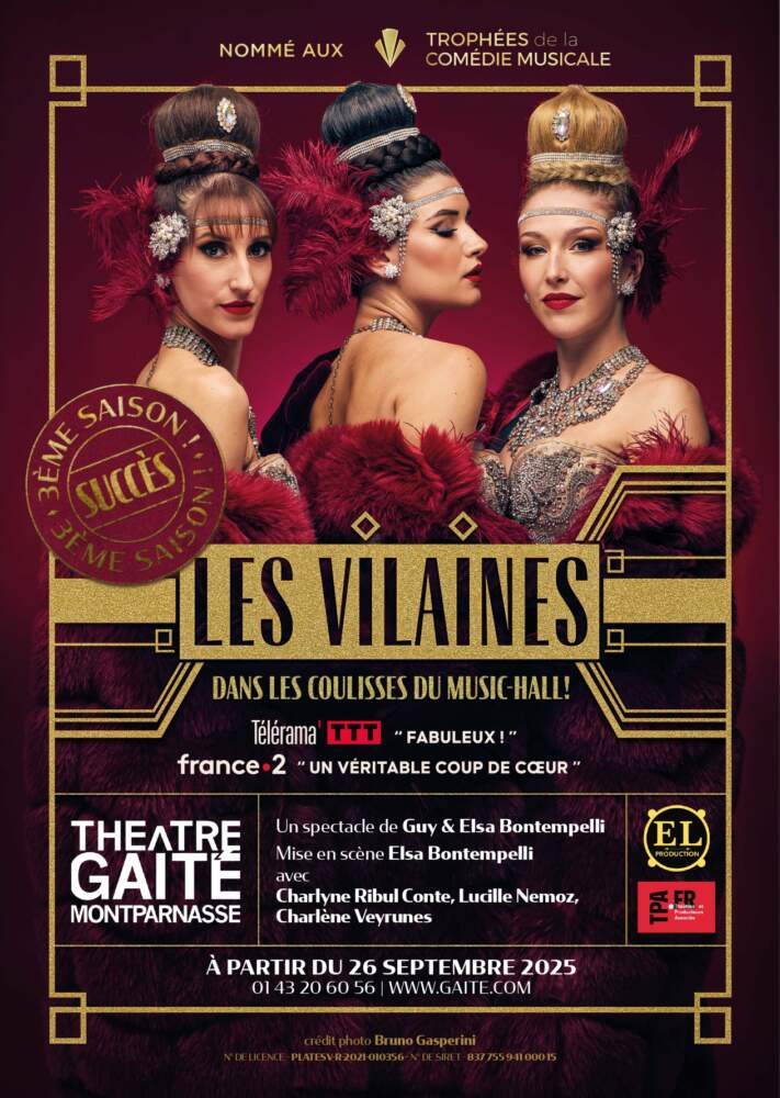 Les Vilaines Septembre 2025 Alexis Le Rossignol Affiche Gaite